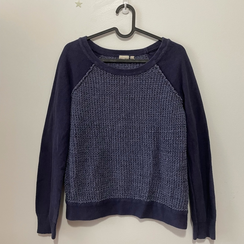 Women’s blue knit sweater